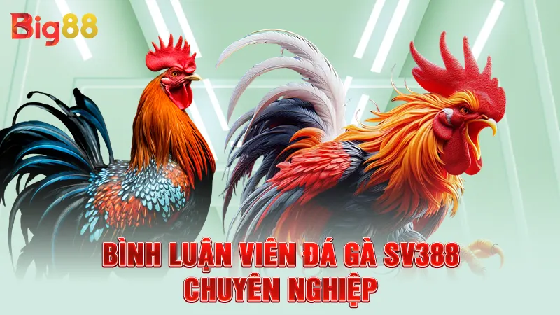 Bình luận viên đá gà SV388 chuyên nghiệp