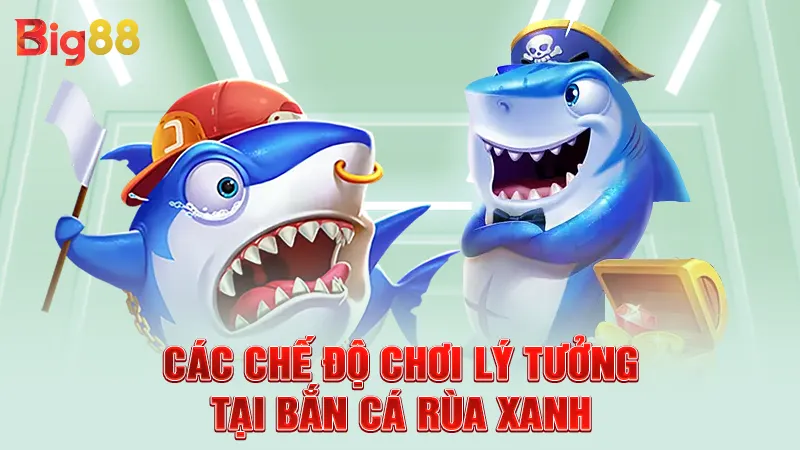 Bắn Cá Rùa Xanh - Bí Kíp Chinh Phục Đại Dương Xanh Tại SIN88 2 Các chế độ chơi lý tưởng tại bắn cá rùa xanh