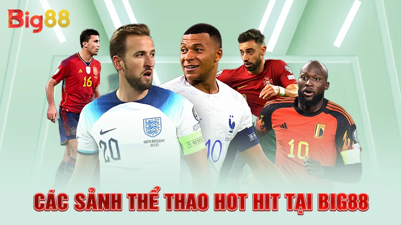 Các sảnh thể thao hot hit tại Big88