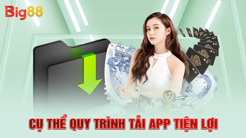 Cụ thể quy trình tải app tiện lợi 