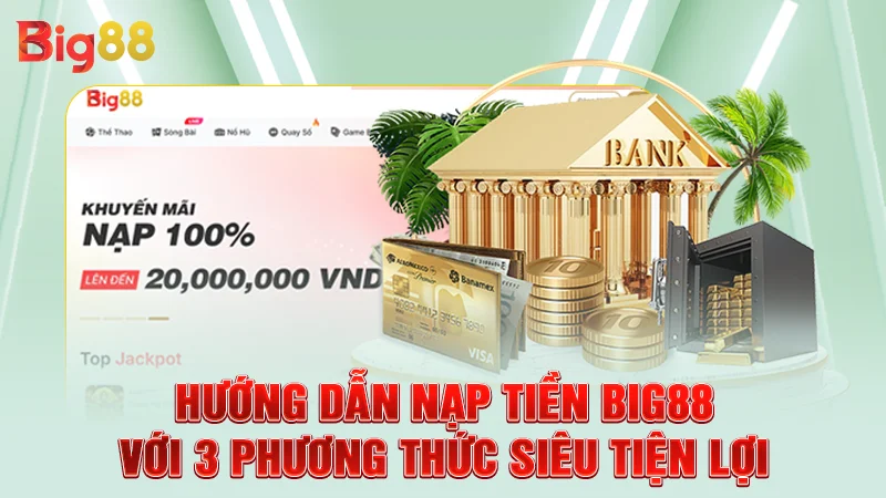Nạp Tiền Big88 2 Hướng Dẫn Nạp Tiền Big88 Với 3 Phương Thức Siêu Tiện Lợi