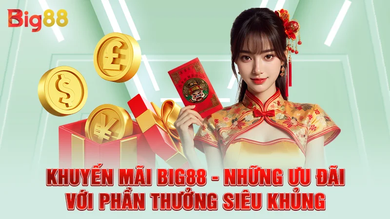 Khuyến Mãi Big88 - Những Ưu Đãi Với Phần Thưởng Siêu Khủng