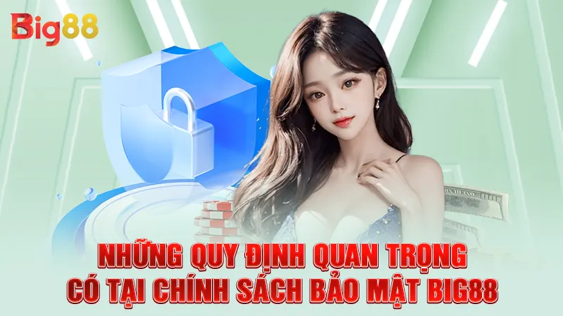 Những quy định quan trọng có tại chính sách bảo mật Big88