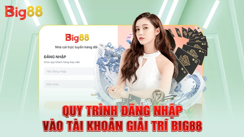 Big88 33 Quy trình đăng nhập vào tài khoản giải trí Big88