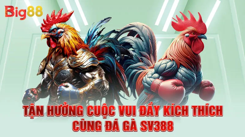 Tận hưởng cuộc vui đầy kích thích cùng đá gà SV388
